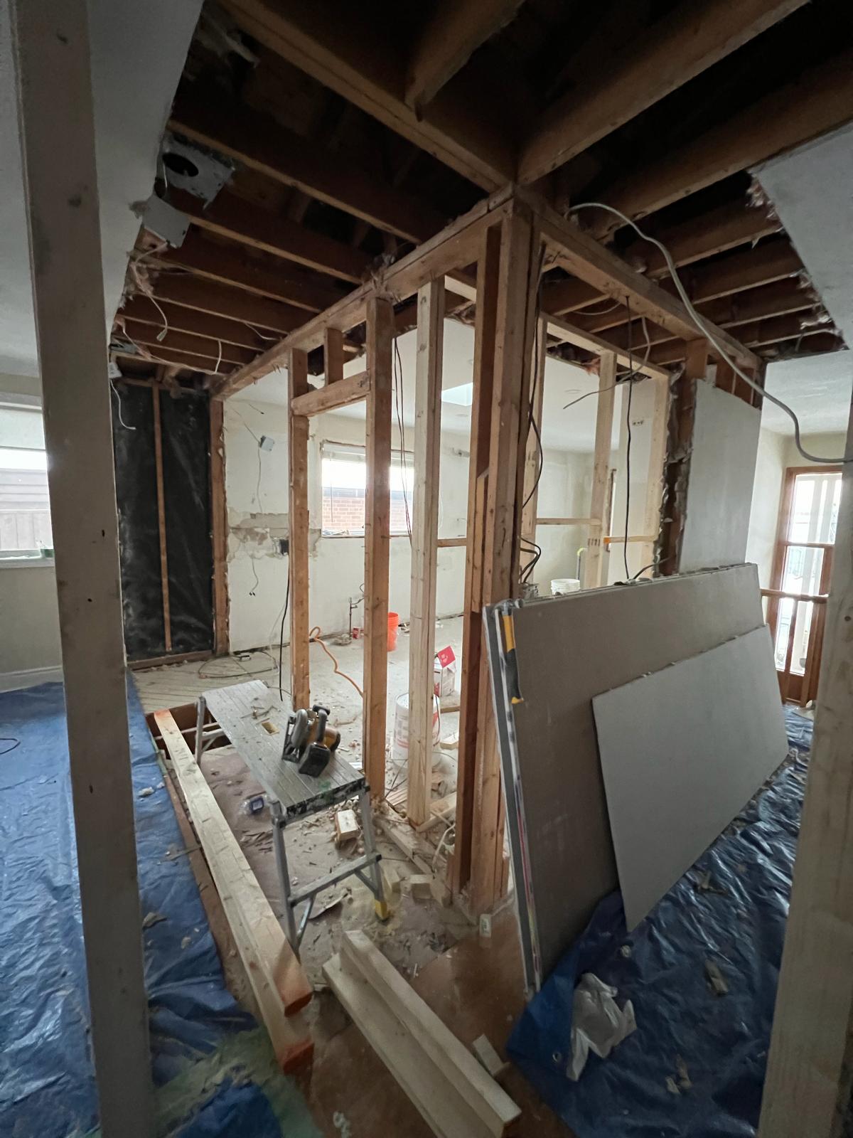 Basement suite renovation